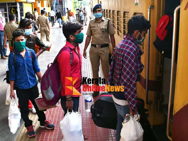 പാലക്കാട് നിന്ന് 615 അതിഥി തൊഴിലാളികള്‍ ജാര്‍ഖണ്ഡിലേയ്ക്ക് മടങ്ങി