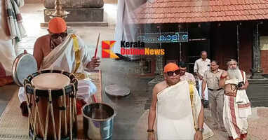 Drum wizard Sivamani performs a mesmerizing performance in front of the goddess of music, Mridanga Saileshwari.