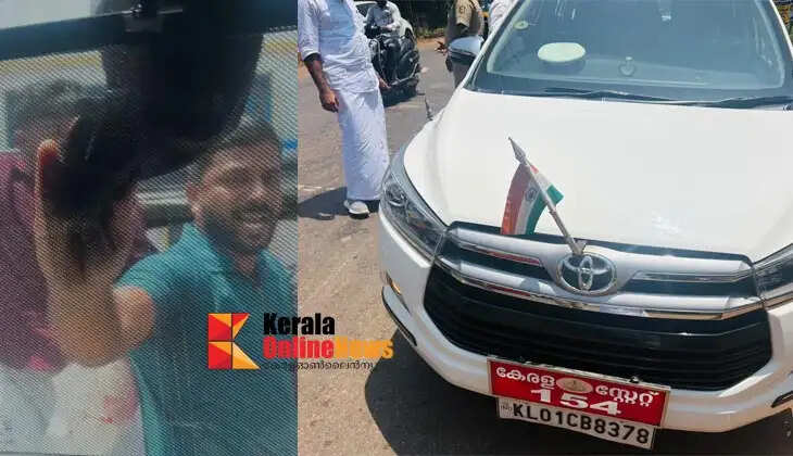 In Kannur, DYFI activists lunged at Minister O.J. Jeneesh's car, struck it with stones, and removed the key from the accompanying police jeep.