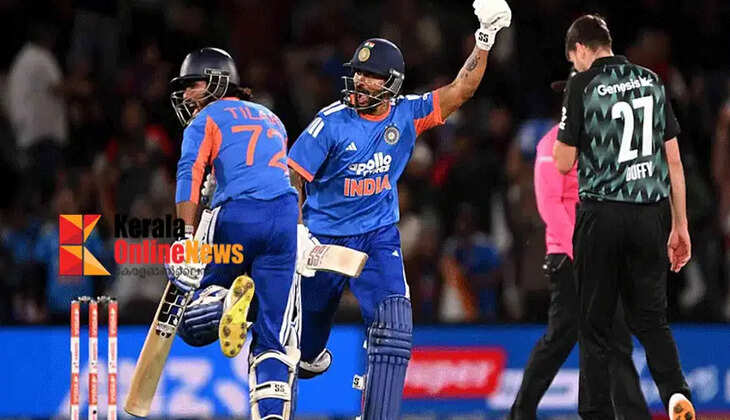 Tilak Verma's brilliant performance; India wins thrilling match against New Zealand in 2nd T20I