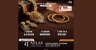 Gold prices down in the state