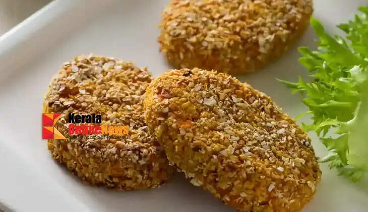 crispy oats cutlets
