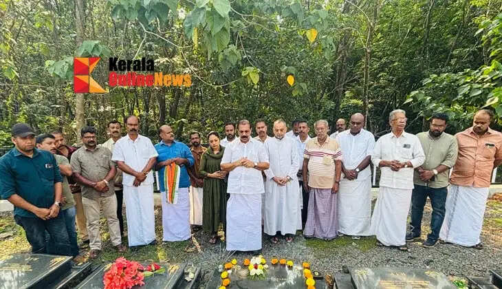 Sajeev Joseph embarks on election campaign after praying at his mother's grave