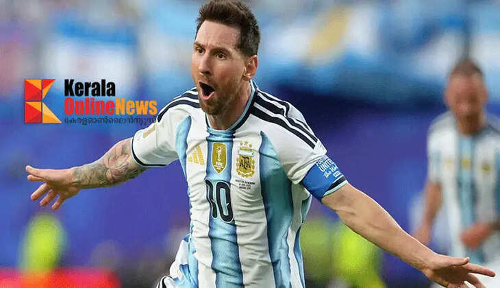 Messi's magic; Argentina beats Algeria 3-0 in stunning win