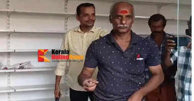 A sparrow trapped in a glass cage in a locked shop in Kannur was released on the order of the Collector.