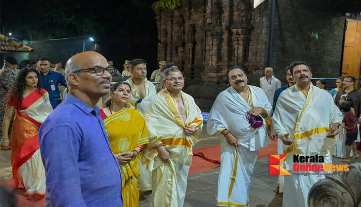 The former Army Chief who led Operation Sindhoor after visiting the Rajarajeswara Temple in Taliparamba
