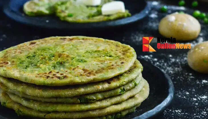 green peas paratha