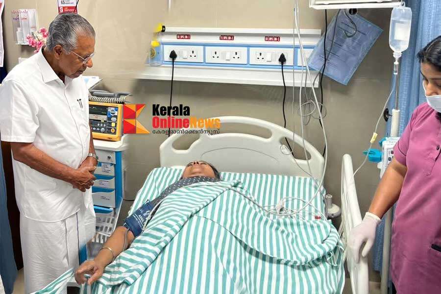Minister Veena George injured in neck due to medical bullet Kannur Govt Will be shifted to Medical College Hospital