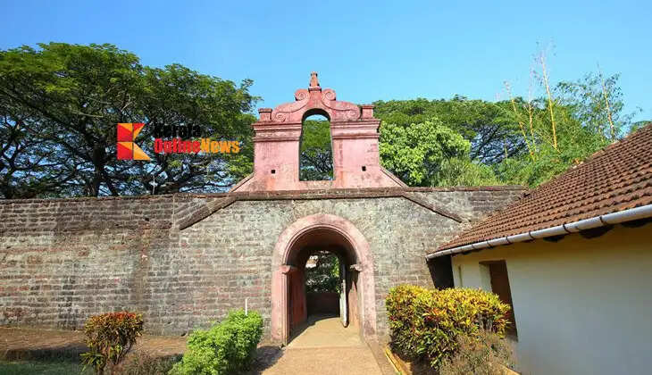 Thalassery Fort, which bears witness to the history of British rule.