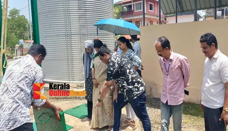 BREC Company officials visited the wastewater treatment plant in Padannapalam