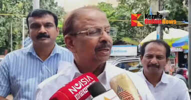 Rahul's suspension is welcome: K. Sudhakaran MP