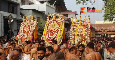 Painkuni Aarattu at Padmanabhaswamy Temple 