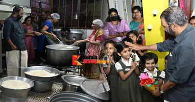 minister visit school new menu