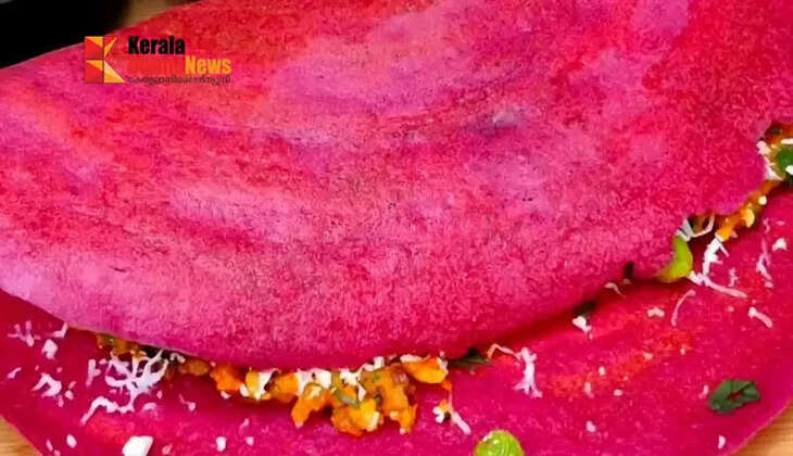 beetroot masala dosha