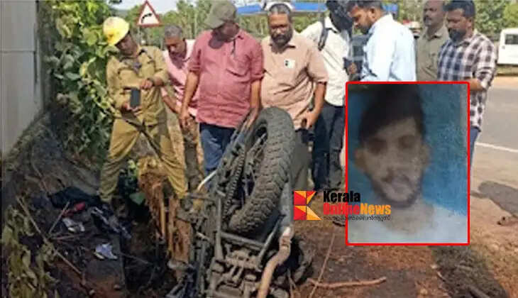 A young man who was burnt after his bike hit an electricity pole in Mattannur dies tragically