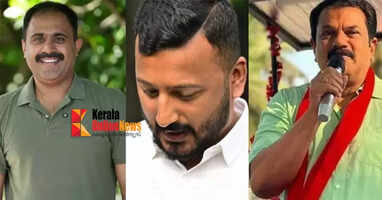 Bursting crackers, serving sweets...are DYFI members happy? Abin Varkey with questions along with Mukesh MLA's picture