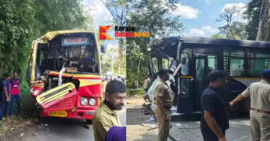 KSRTC buses collide in Chalakayat, Pathanamthitta; 51 injured