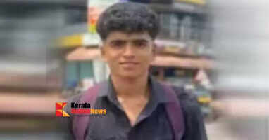 Kasargod native youth fell from the building and died.