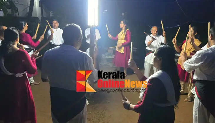 Enthusiasm that defies age; A group of expatriate Malayali artists and friends from Parassinikkadavu Koval natives to revive Kolkkali