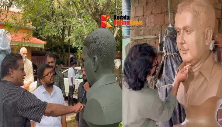 A statue of Azhikkodan Raghavan is being prepared for the CPM Kannur District Committee office