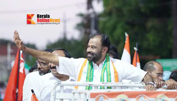 T O Mohanan leads by 9847 votes in Kannur; Congress workers start celebrating1
