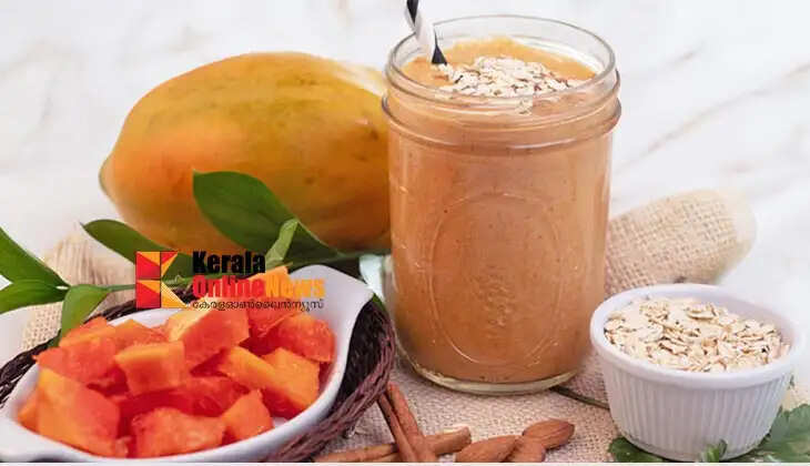 papaya-banana smoothie 