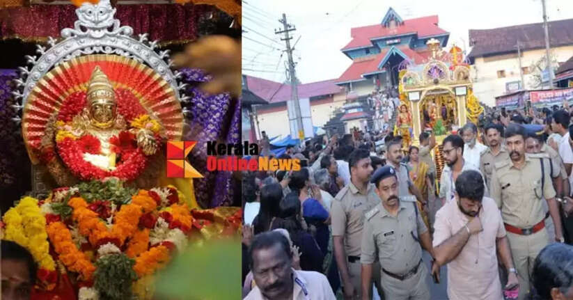 The Golden Robe procession set off from Pathanamthitta.