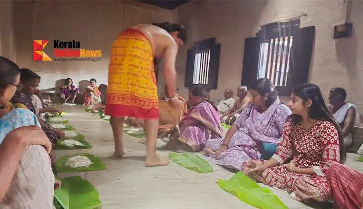 A temple renowned for the affection that satiates hunger and the greatness of *Annadanam* (offering of food): The Cherukunnu Annapoorneshwari Temple, featuring a rare west-facing deity.32