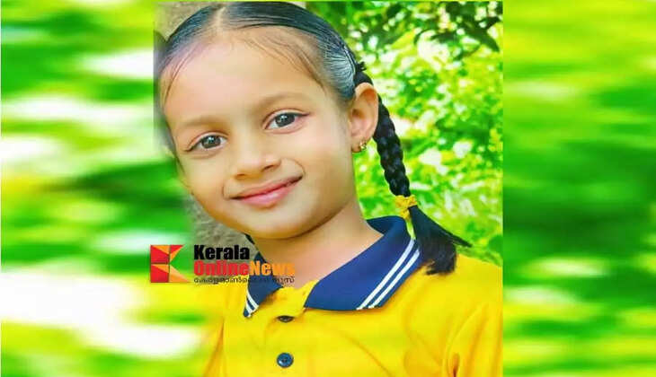 kannur Five-year-old girl dies tragically after the scooter she was traveling on with her mother skidded and fell