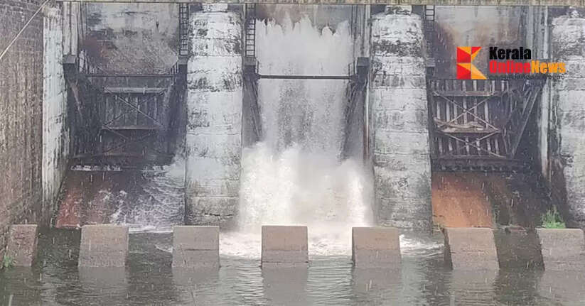 Pazhassi dam shutters raised by 30 cm, coastal residents warned to be cautious