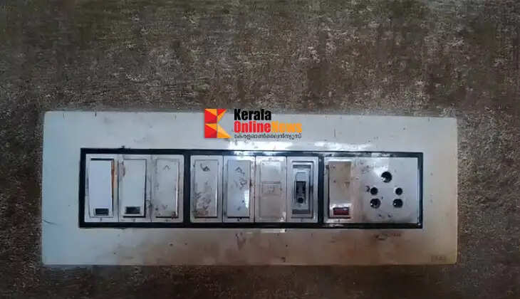 Two houses damaged by lightning at Kodallur, Parasshinikadavu.