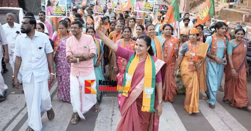 NDA candidate  visit of Kasaragod to color the election campaign
