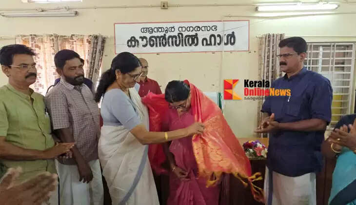 V. Satidevi takes charge as Anthoor Municipality Chairperson