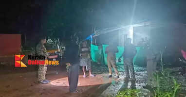 Wild elephant's house destroyed at Aralam farm