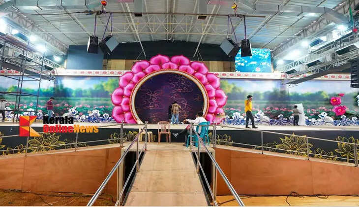 Amritapuri is all set for the Vishwa Seva Day celebrations the events begin today