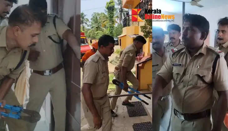 Children trapped inside a flat in the heart of Thiruvalla city; Fire brigade rescues them