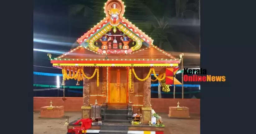 Theft at Tharavad temple in Payyannur: Money and lamps from the treasury were stolen