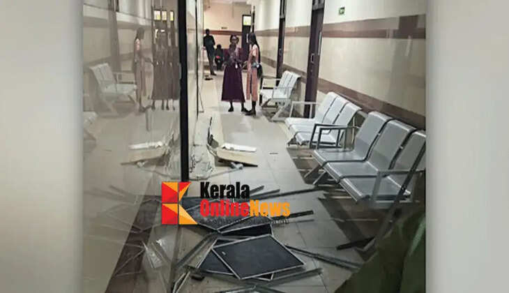Ceiling of new surgical block collapses at Kottayam Medical College; patients barely escape