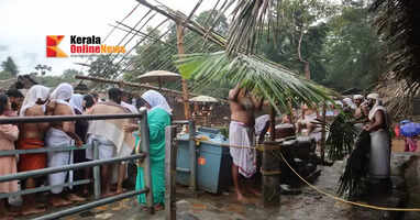 Vaisakhotsavam; Construction of temporary shrine begins at Manithari in Kottiyoor
