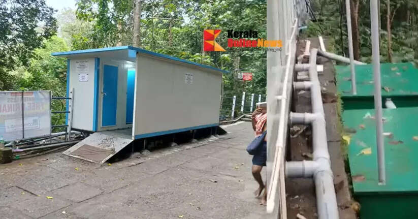 New bio-toilet block installed on Sabarimala Chandranandan Road