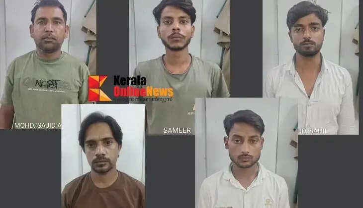Bikes transported via train; gang flew in, roamed on bikes to commit thefts; five arrested in Kannur.