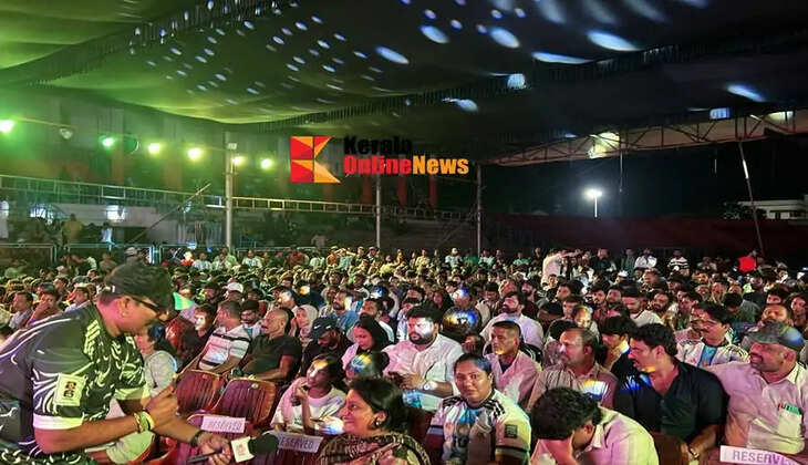 Claimed spots two hours early Housefull crowd at Kannur stadium to watch the final on the big screen