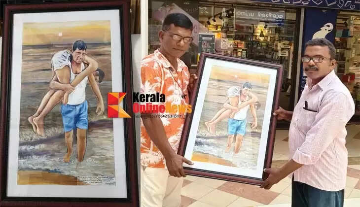 Banu Raj paints a colorful picture of the sea rescuer