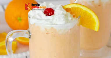 orange milk shake