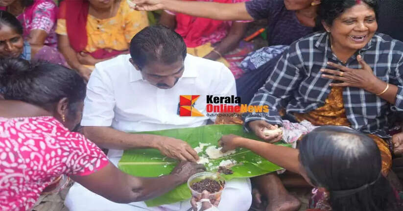 Why is eating with ordinary people being criticized as a PR gimmick? KC Venugopal is being attacked in an organized manner