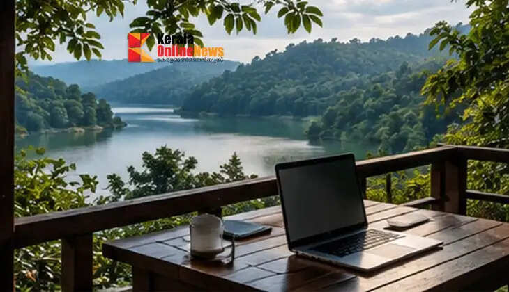 Work amidst the tranquility of the forest; the &lsquo;Work from Forest&rsquo; concept gains attention.