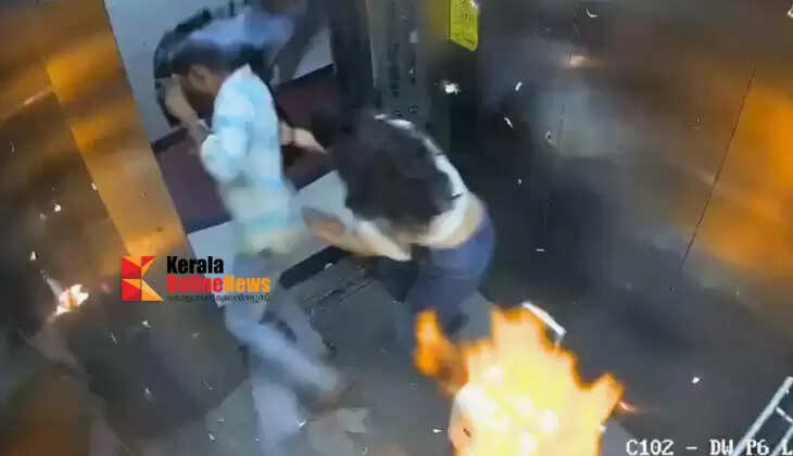Fire breaks out after balloons burst inside lift in Mumbai
