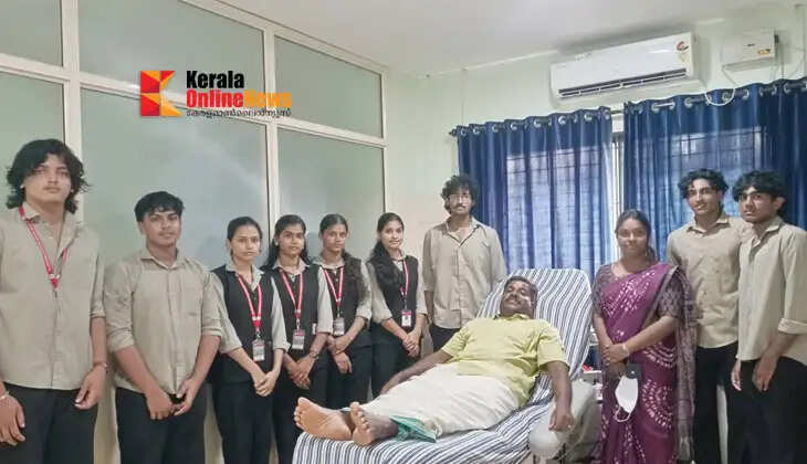 Taliparamba Arts and Science College National Service Scheme Volunteers conduct blood donation camp