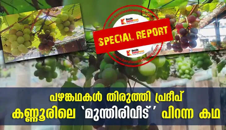 grapes farm on kannur house