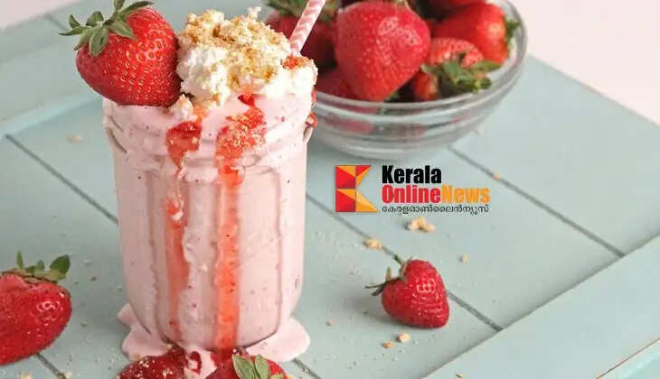 strawberry cheesecake milkshake